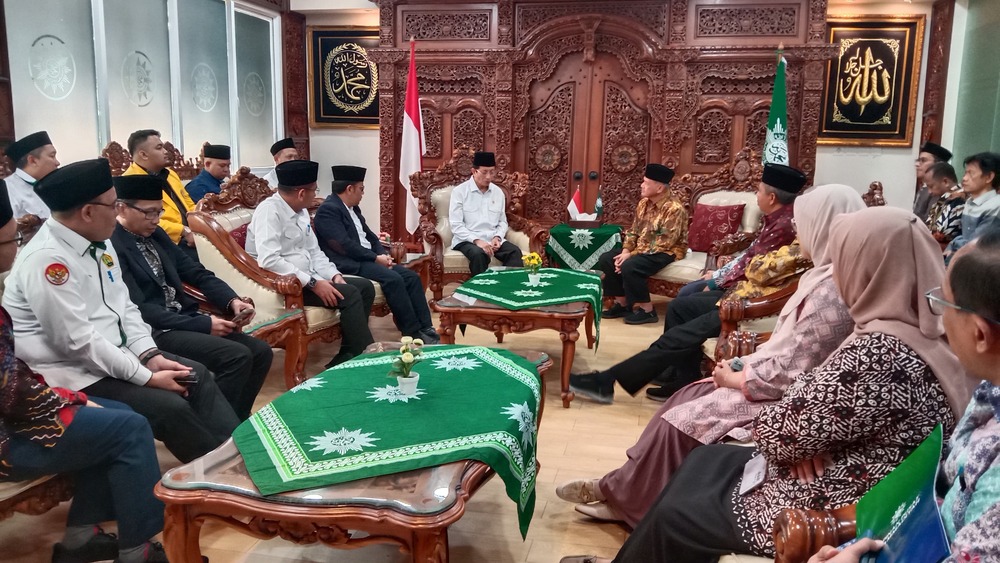 Menag Nasaruddin Umar Silaturahmi ke Muhammadiyah, Uraikan Kurikulum Cinta